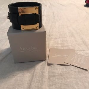 India Hicks Black and Gold Bracelet